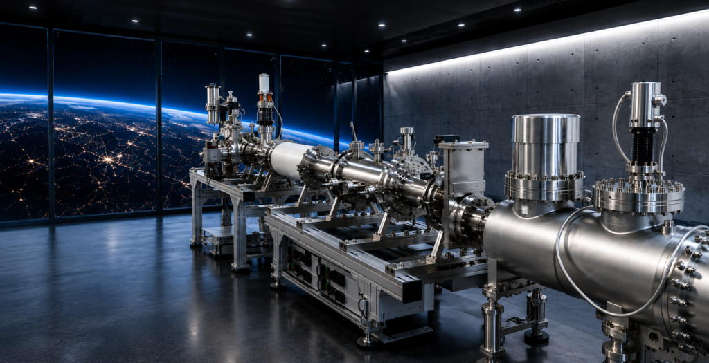 parmanu sciences particle accelerator beamline system.webp